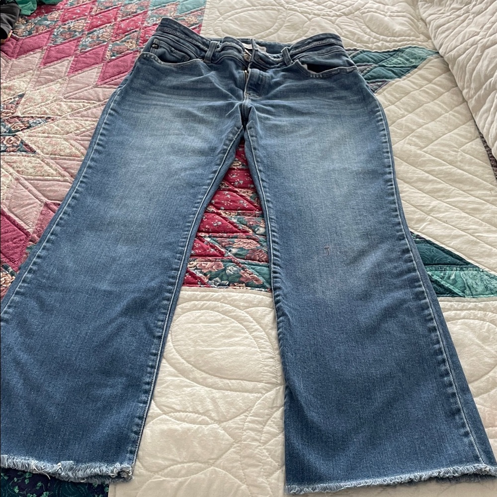 KanCan Medium Blue Wide Leg Jeans